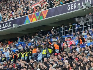 Tribúna počas finále Ligy národov 2024/25