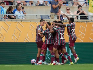 Radosť hráčov Fluminense. 