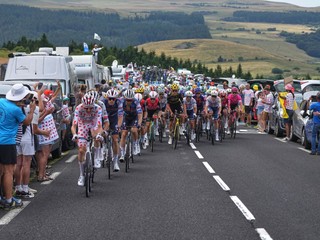 Cyklisti na Tour de France 2025.
