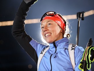 Nemecká biatlonistka Laura Dahlmeierová.