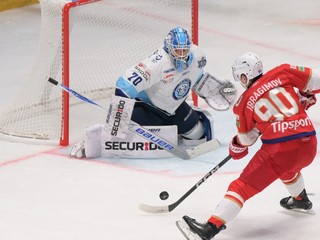 Momentka zo zápasu Nitra - Liptovský Mikuláš