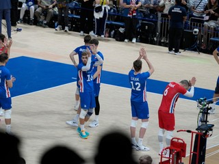 Českí volejbalisti na MS 2025.