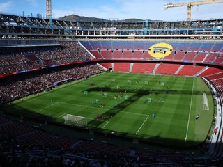 Štadión Camp Nou.