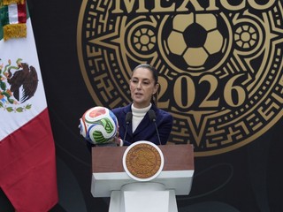 Na snímke mexická prezidentka Claudia Sheinbaumová.