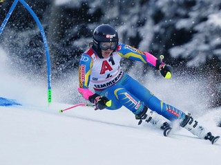 Sara Hectorová počas obrovského slalomu v Semmeringu.