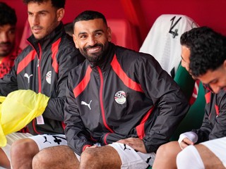 Hráč Egypta Mohamed Salah.