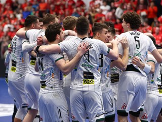 Radosť hráčov Tatrana Prešov.