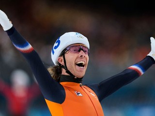 Jorrit Bergsma sa teší zo zlata.