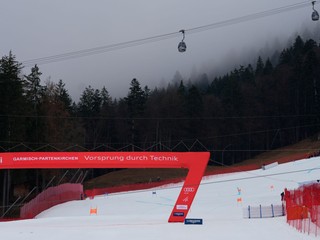Zjazdovka Kandahar v Garmisch Partenkirchene