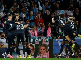 Real Madrid oslavuje gól