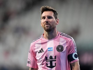Argentínsky futbalista Lionel Messi (10) počas zápasu Interu Miami s Philadelphiou.