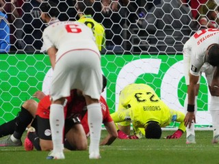 Sklamaní futbalisti Iránu po zápase s Egyptom na MS 2026.