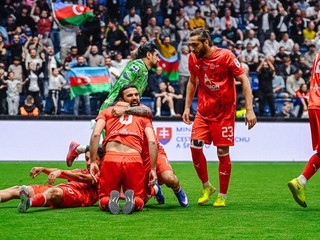 Hráči Azerbajdžanu v malom futbale