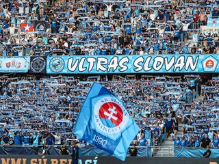 Záber zo zápasu ŠK Slovan Bratislava - Iberia 1999 Tbilisi v odvete 2. predkola Ligy majstrov