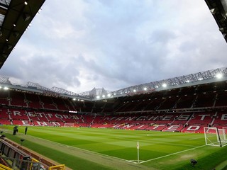 Štadión Old Trafford.