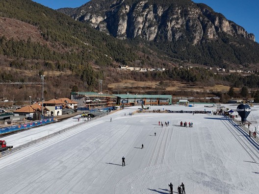 Areál bežeckého lyžovania. 