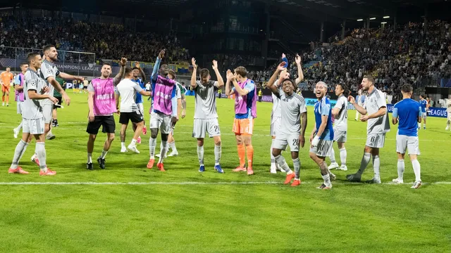 Futbalisti Slovana Bratislava sa tešia z postupu do Ligy majstrov 2026/2027.