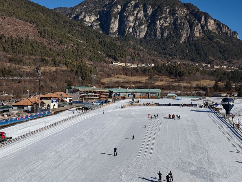 Areál bežeckého lyžovania. 