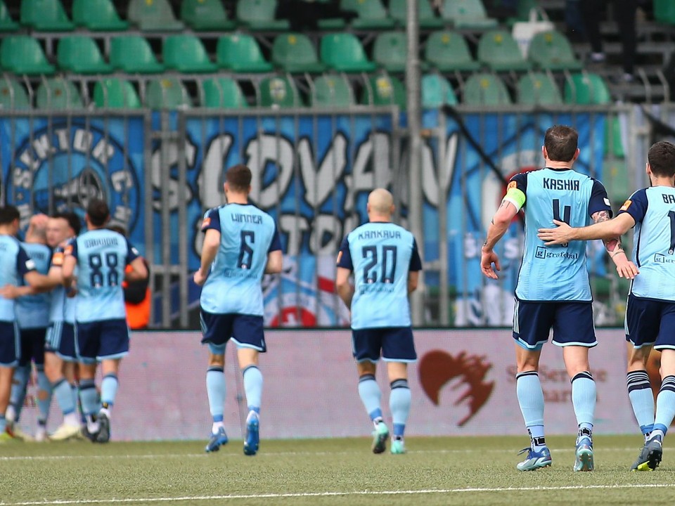 Futbalisti ŠK Slovan Bratislava.