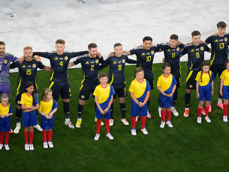 Futbalisti Škótska.
