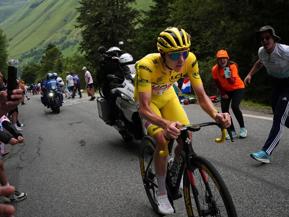 Tadej Pogačar počas Tour de France 2024. 