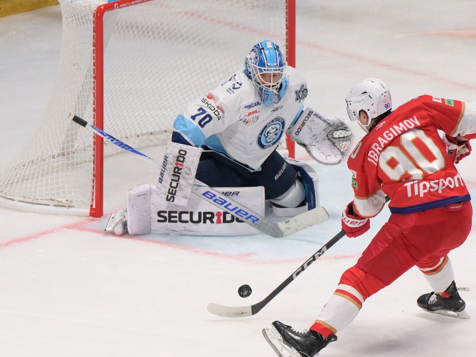 Momentka zo zápasu Nitra - Liptovský Mikuláš