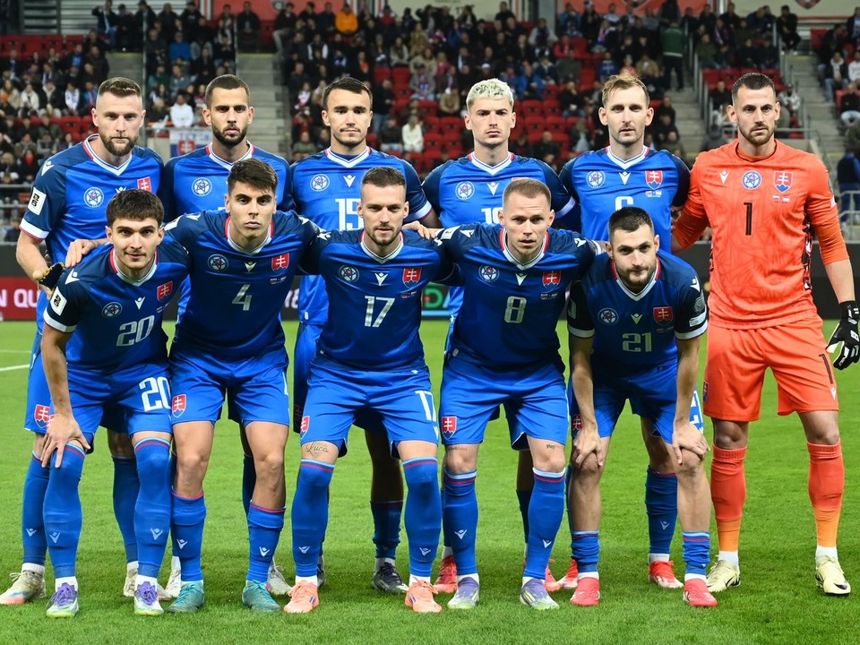Hráči Slovenska.