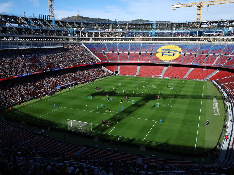 Štadión Camp Nou.
