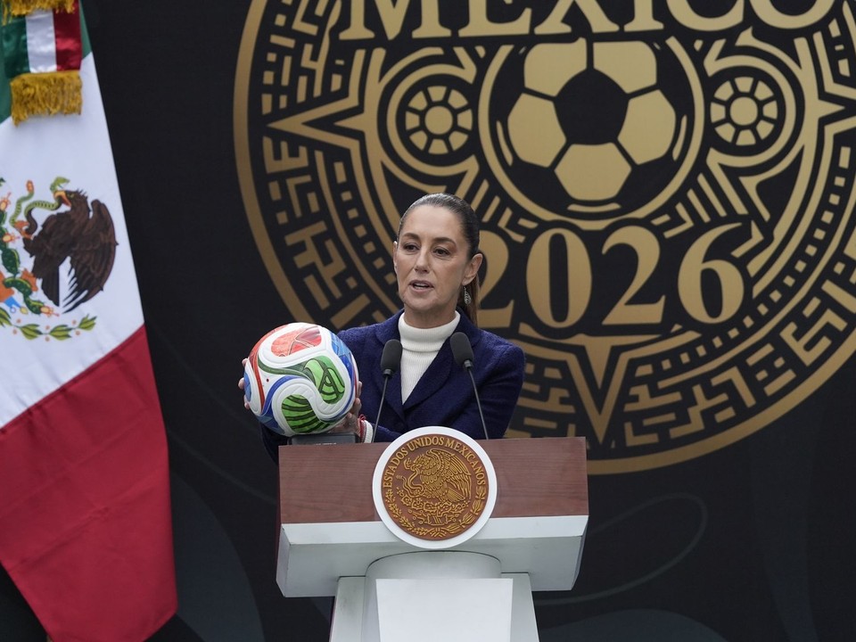 Na snímke mexická prezidentka Claudia Sheinbaumová.