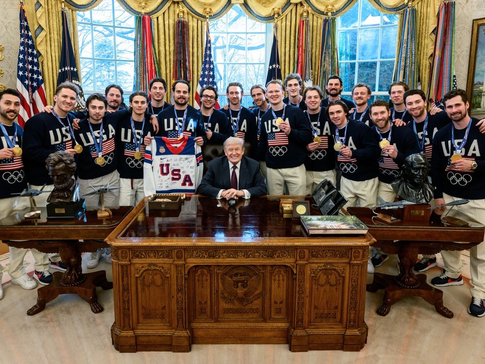 Americkí hokejisti sa stretli s prezidentom Trumpom