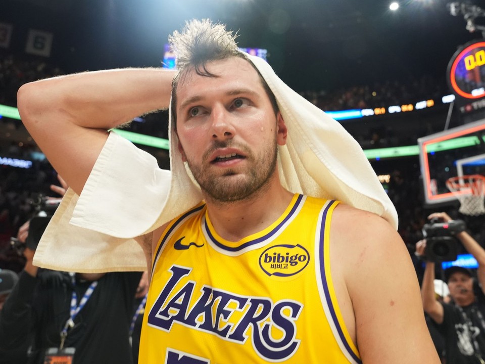 Basketbalista Los Angeles Lakers Luka Dončič.