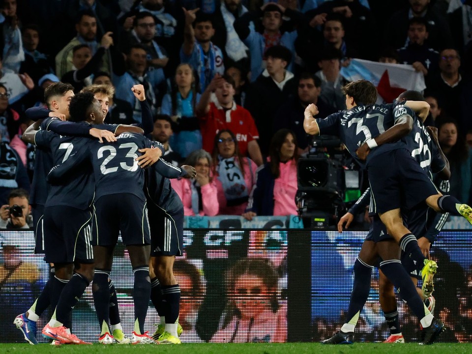 Real Madrid oslavuje gól