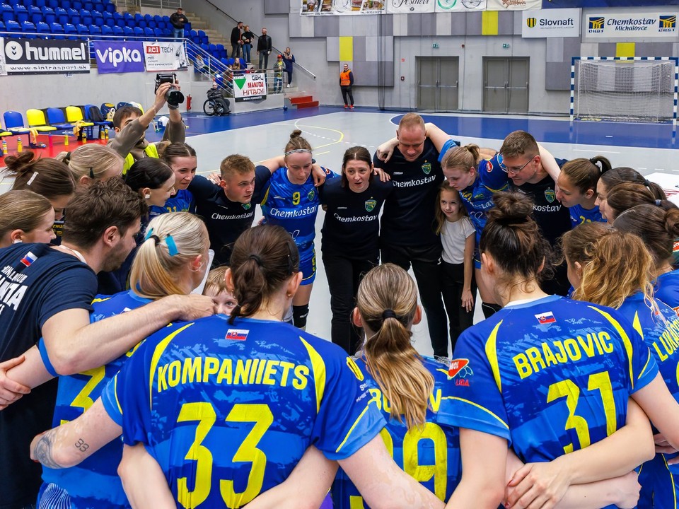 Hádzanárky tímu Iuventa Michalovce