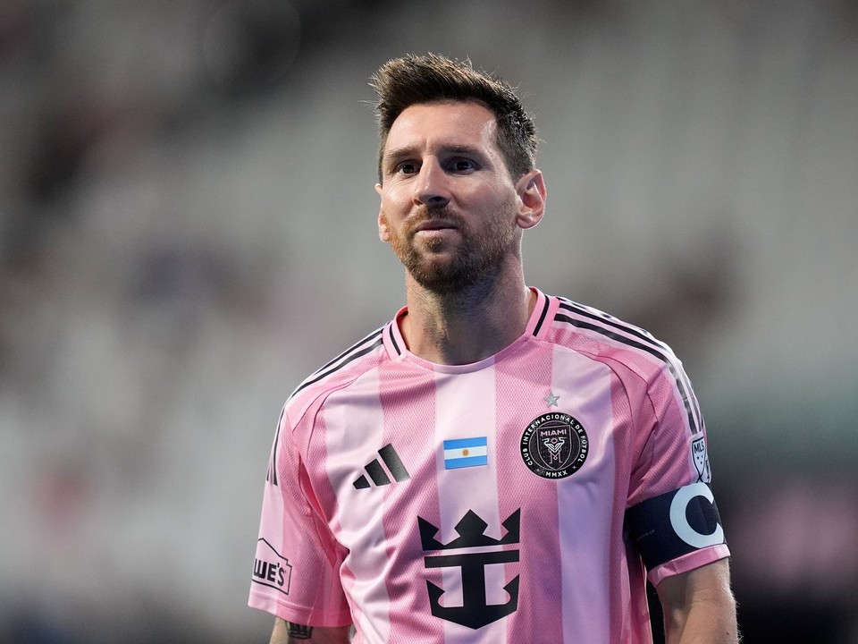 Argentínsky futbalista Lionel Messi (10) počas zápasu Interu Miami s Philadelphiou.