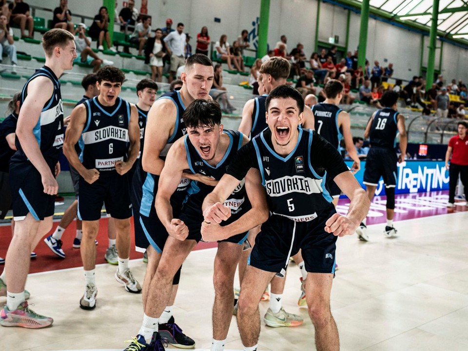 Basketbalisti Slovenska do 18 rokov