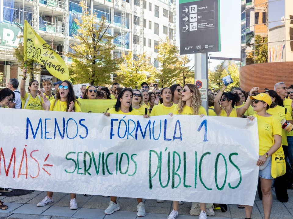 Aktivisti protestovali proti VC Španielska