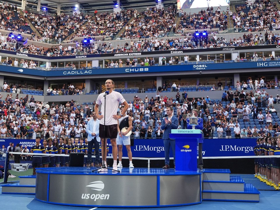 Alexander Zverev, víťaz mužskej dvojhry na US Open 2026.