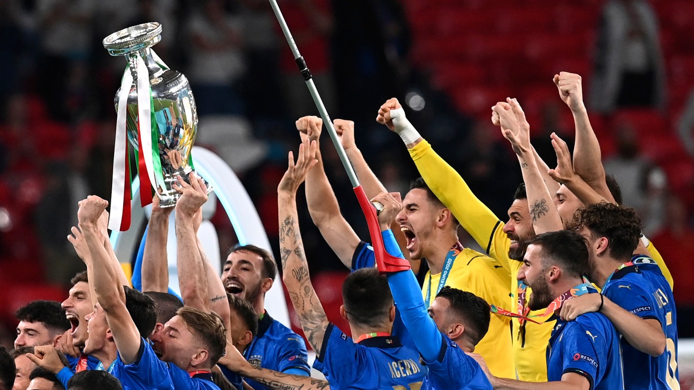Talianska reprezentácia triumfovala na ME vo futbale (EURO 2020 / 2021).