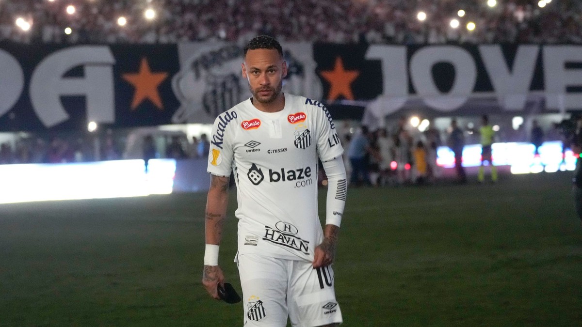 Neymar v drese FC Santos