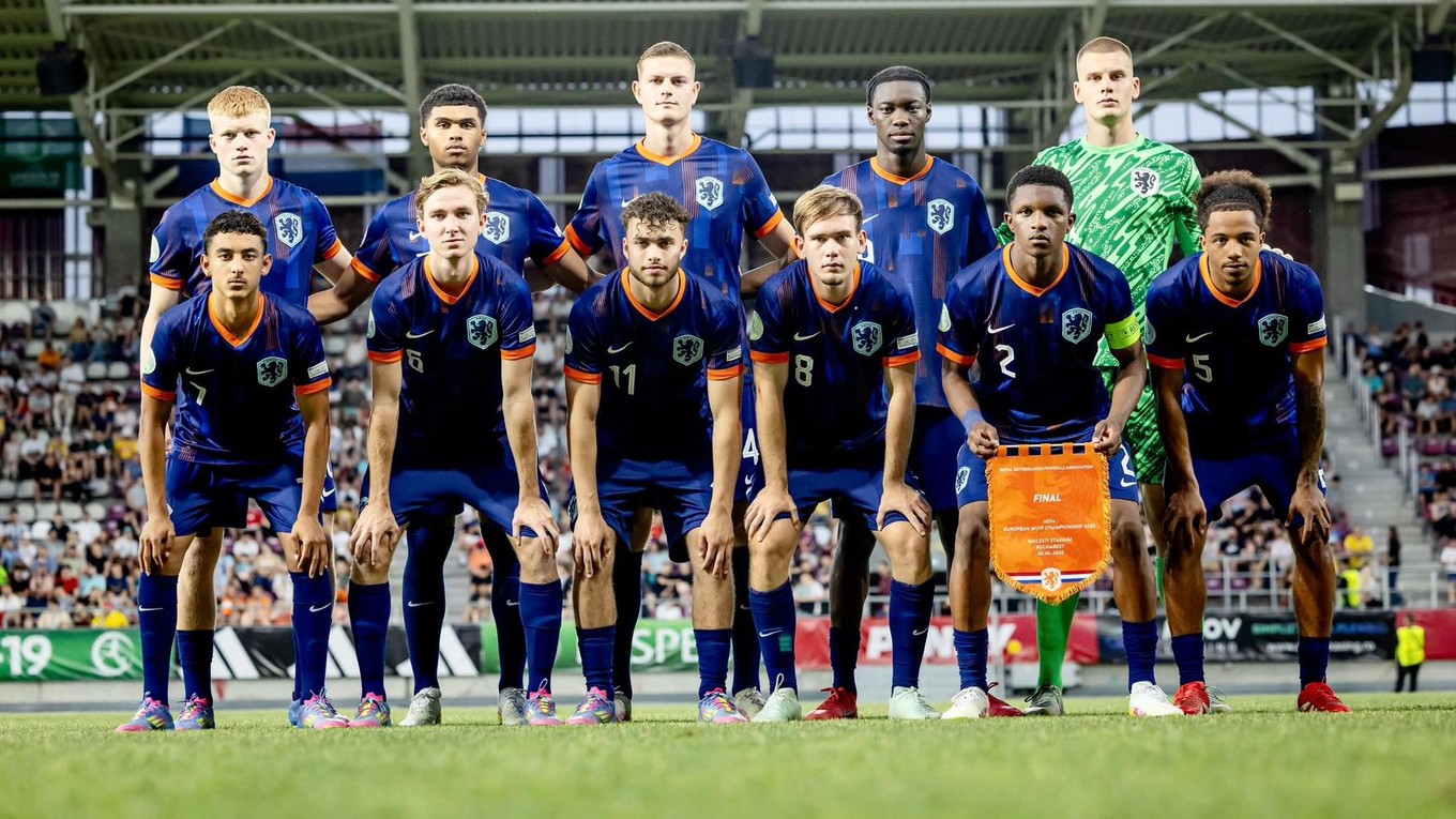 Holandskí futbalisti do 19 rokov.