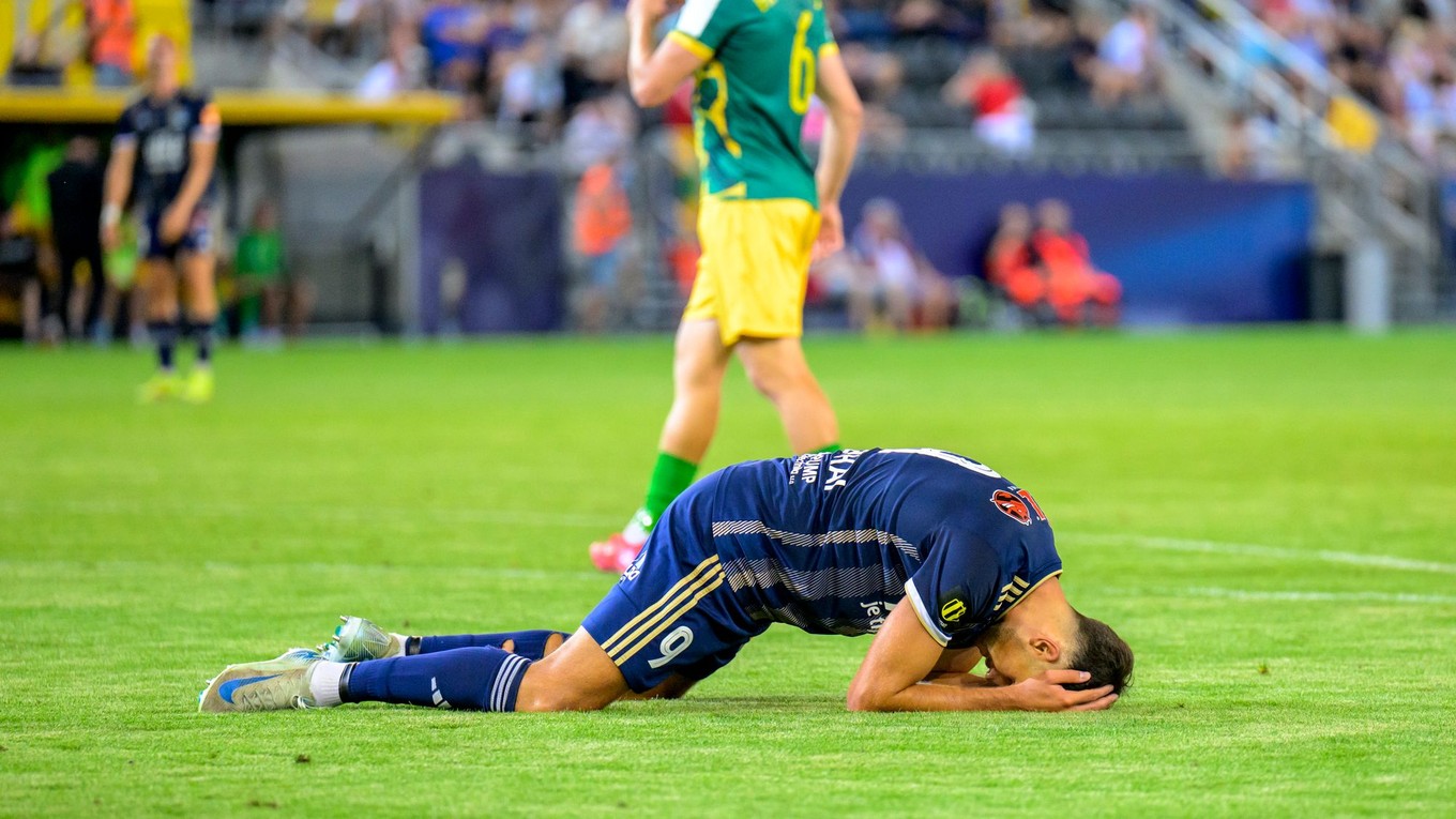 Roman Čerepkai po nepremenenej šanci.