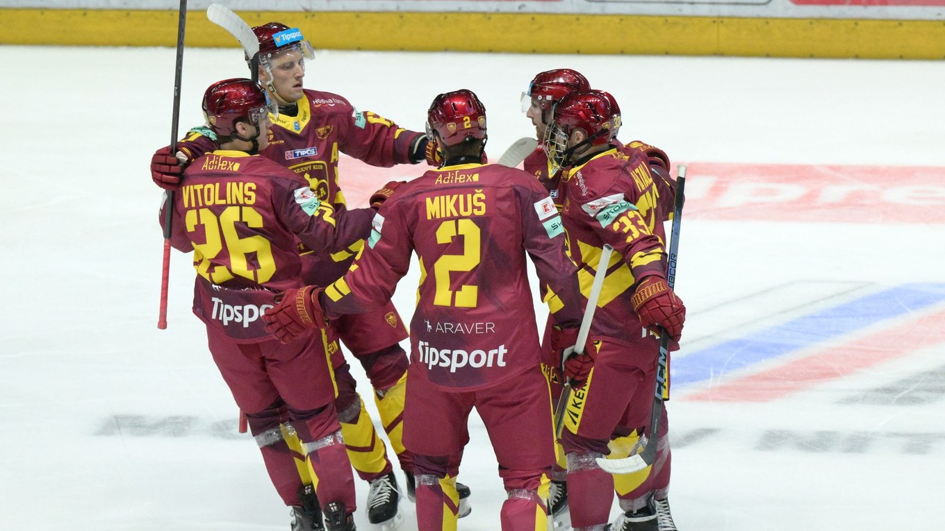 Radosť hráčov Trenčína.