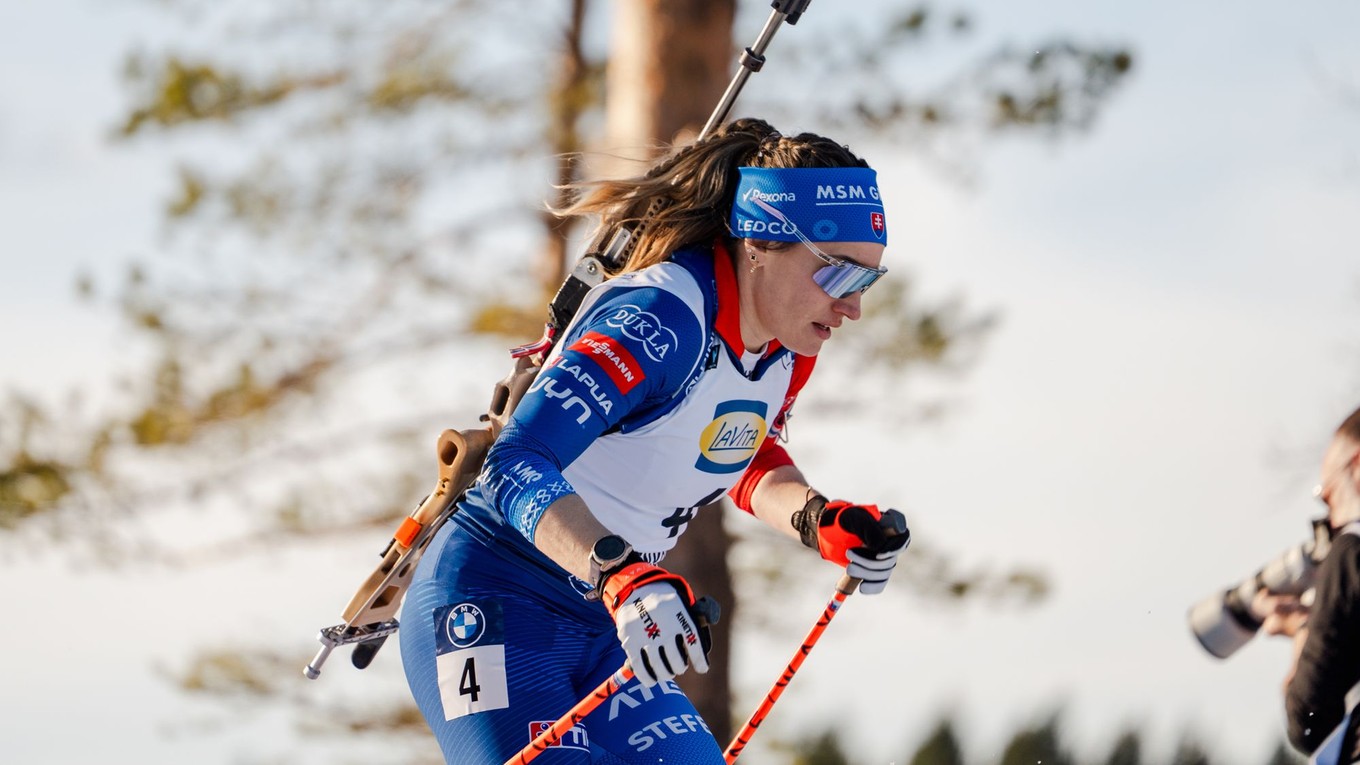 Slovenská biatlonistka Paulína Bátovská Fialková. 
