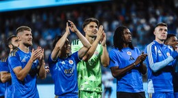 Záber zo zápasu ŠK Slovan Bratislava - AIF Mjällby v odvete 3. predkola Ligy majstrov