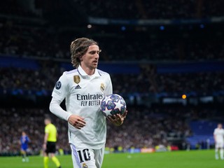 Luka Modrič v drese Realu Madrid.