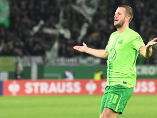 Na snímke slovenský futbalista Denis Vavro z Wolfsburgu.