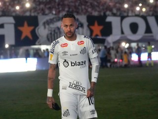 Neymar v drese FC Santos