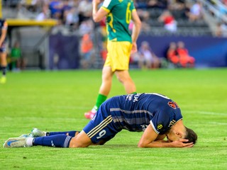 Roman Čerepkai po nepremenenej šanci.