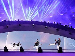 Performers participate in the closing ceremony of the 2026 Winter Olympics, in Verona, Italy, Sunday, Feb. 22, 2026. (AP Photo/Natacha Pisarenko)

- 2026 Winter Olympic Games;Winter Olympic games;Olympic games;Sports;Events;XXV Olympiad;Olympics 2026;Milan Cortina Olympics;Winter Olympics 2026;Milan Cortina Winter Olympics;2026 Milan Cortina Olympic Games;Olympics;Winter Games