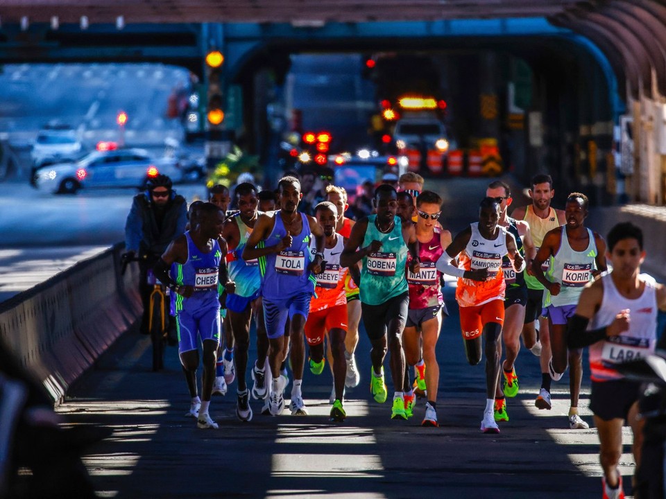 Bežci počas Newyorského maratónu.